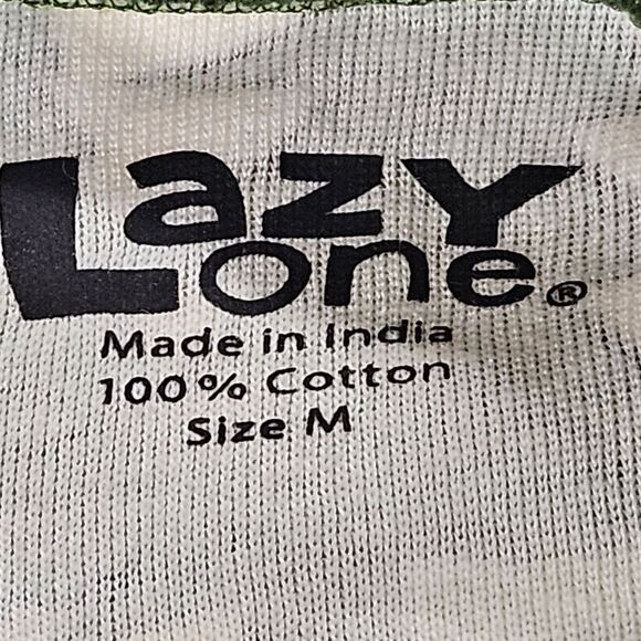 Lazy One No Peeking Flapjack Button Front One Piece Reindeer Christmas Pajamas - Picture 9 of 15